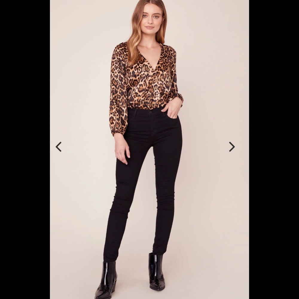 NWOT BB Dakota “Ride Or Tie” Leopard Bodysuit - Picture 1 of 8